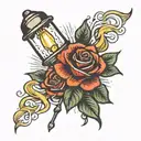 Light My Way tattoo design idea