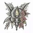 Light My Way tattoo design idea