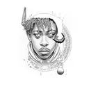 999 juice wrld  tattoo design idea