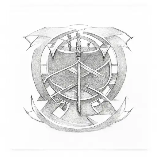norse rune tattoo design idea