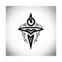 fenrir rune tattoo design idea