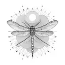 Dragonfly tattoo design idea