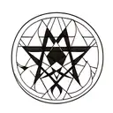 pentagram tattoo design idea