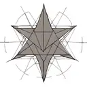pentagram tattoo design idea