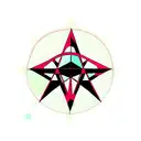 pentagram tattoo design idea