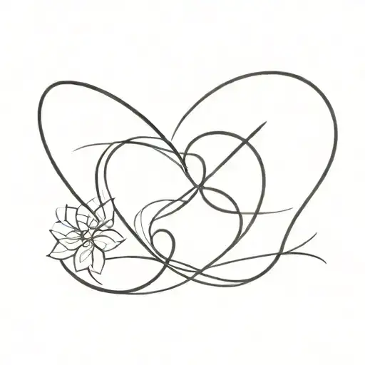 Symbol for a mother's love tattoo design idea