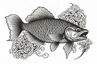 Barramundi Jumping tattoo design idea