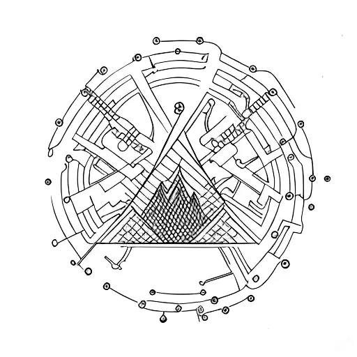 trumpet graph for permafrost tattoo design idea