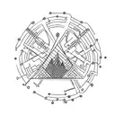 trumpet graph for permafrost tattoo design idea