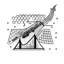 trumpet graph for permafrost tattoo design idea