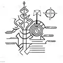 trumpet graph for permafrost tattoo design idea