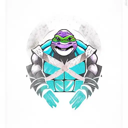 tmnt movie poster tattoo design idea