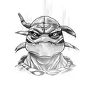 tmnt movie poster tattoo design idea
