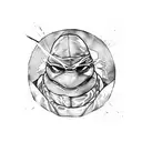 tmnt movie poster tattoo design idea