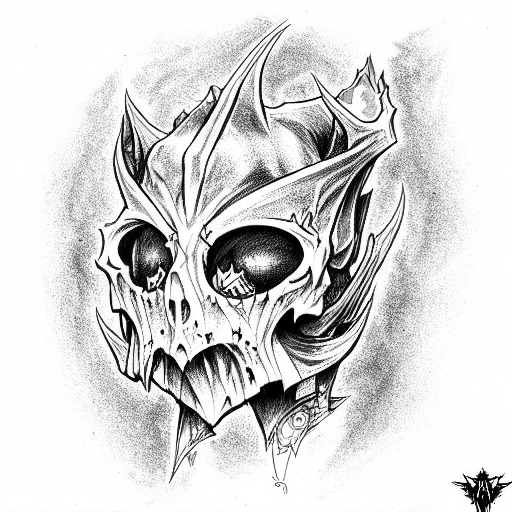 warlock tattoo design idea