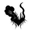 battleground death smoke fire bodies tattoo design idea