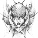 warlock tattoo design idea