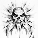 warlock tattoo design idea