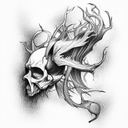 warlock tattoo design idea