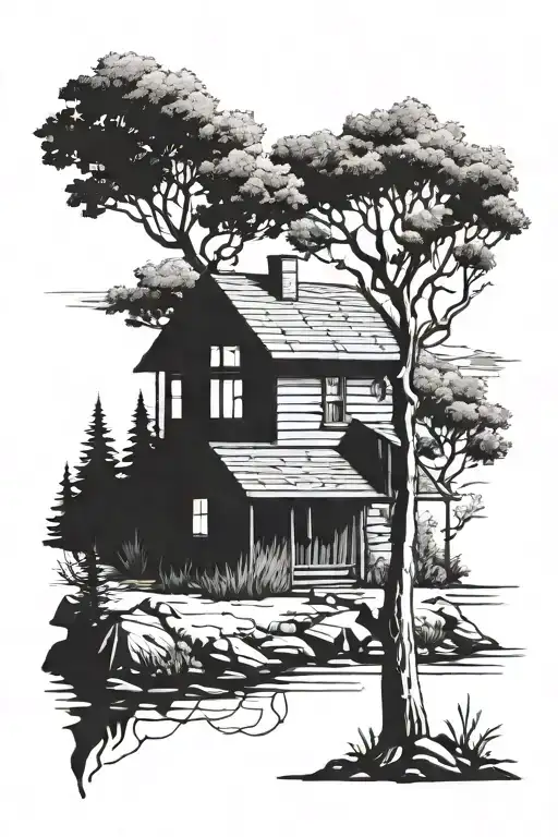 solitude tattoo design idea