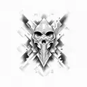 keyhole tattoo design idea