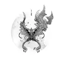 keyhole tattoo design idea