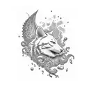 keyhole tattoo design idea