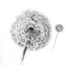 Dandelion tattoo design idea