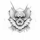 tool and equipment tattoo design idea