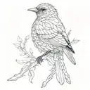blackbird by the beatles there is a lyric "take these broken wings and learn to fly"  I want those lyrics not a bird tattoo design idea