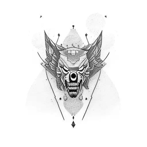 lobo, floresta tattoo design idea