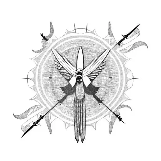 frigate bird tattoo design idea