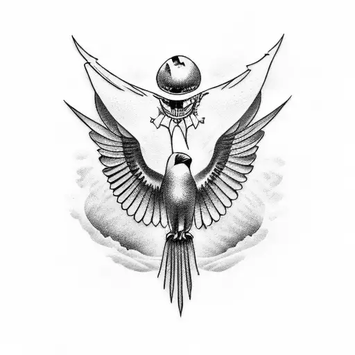 frigate bird tattoo design idea