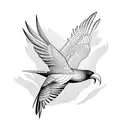 frigate bird tattoo design idea