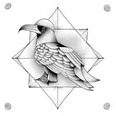 frigate bird tattoo design idea