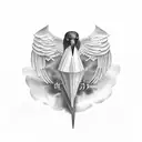 frigate bird tattoo design idea