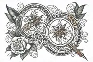 2nd Corinthians 5:7 tattoo design idea