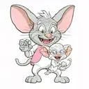 Pinky and the brain tattoo design idea