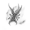 Spine tattoo design idea