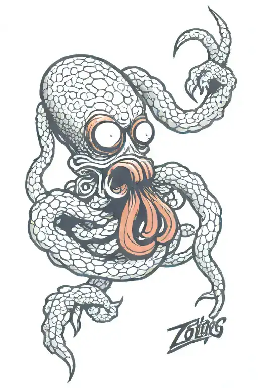 zoidberg tattoo design idea