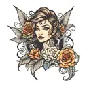 Ms. Parker tattoo design idea