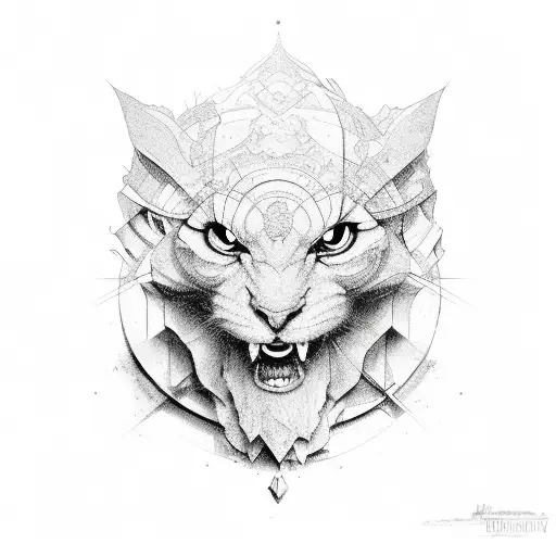 trinacria  tattoo design idea