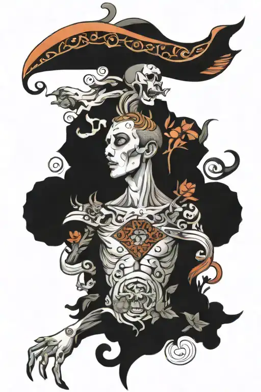divine comedy tattoo design idea