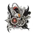 PTSD tattoo design idea