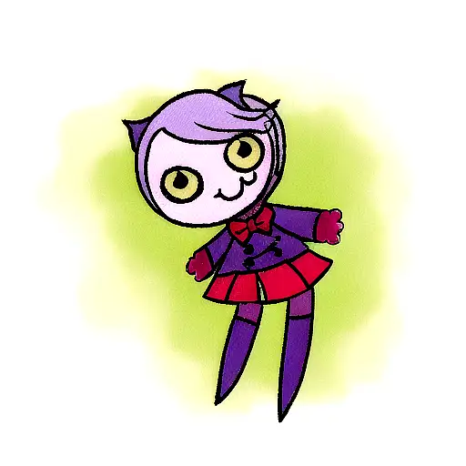 voodoo doll tattoo design idea