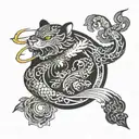 physics science tattoo design idea