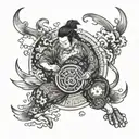 physics science tattoo design idea