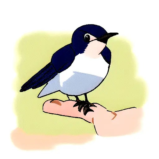 Swallow Bird tattoo design idea