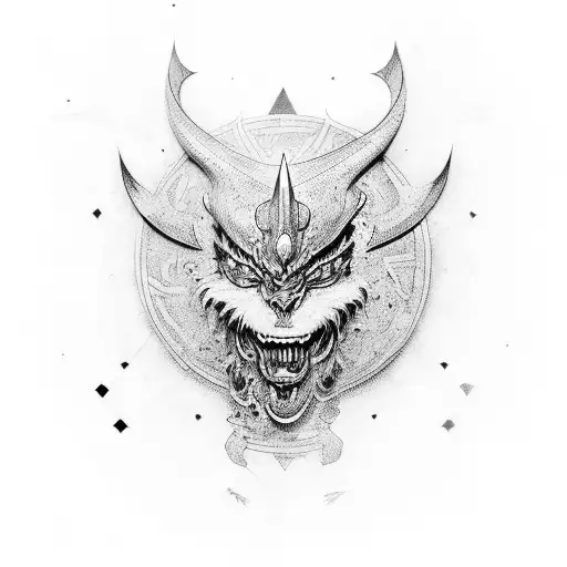 norse mytology tattoo design idea