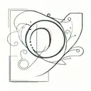 question mark and pessimism tattoo design idea